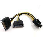 ORIENT C588, Переходник питания для PCI-Ex видеокарт 2 x SATA 15pin (M) -  8pin ...