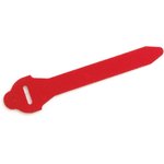 0 331 88, Cable Tie, Hook and Loop, 300mm x 16 mm, Red, Pk-10