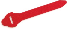 0 331 88, Cable Tie, Hook and Loop, 300mm x 16 mm, Red, Pk-10