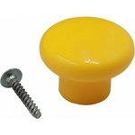 Мебельная ручка-кнопка d 34, желтый У8-0934
