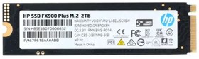 Фото 1/3 SSD M.2 HP 2.0Tb FX900 Plus Series  7F618AA#ABB  (PCI-E 4.0 x4, up to 7100/6300MBs, 3D NAND, 1200TBW, NVMe 1.4, 22х80mm)