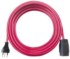 1160512, Extension Cable IP20 PVC CH Type J (T12) Plug - CH Type J (T13) Socket 50m Red