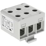 VC05-0054, Insulated Universal Connector, Screw, 3 Poles, 1kV, 160A, 1.5 ... 50mm², Grey