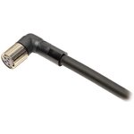 XS3F-M8PUR4A2M, Соединительный кабель, M8, PIN 4, угловой, Дл.кабеля 2м, вилка, 1А