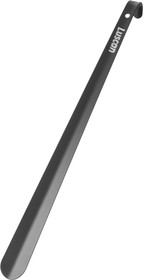 Фото 1/4 HD-KS006(H/T), Ложка Рожок для обуви Luscan металл, 50 см, черный