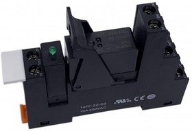 Фото 1/3 HF115-024DC-2-LED Комплект реле, 2CO 8A; AgNi; катушка 24B DC, LED, Hongfa
