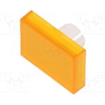 61-9681.4, Линза для кнопки; 22мм; 61; Цвет: желтый прозрачный; 18x24мм