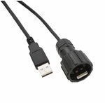 17-200231, USB Cables / IEEE 1394 Cables USB Patch Cord 2M Typ A Ind-Typ A Std