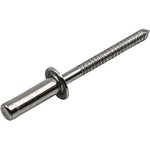 Stainless steel exhaust rivet with standard side closed end, 4.8 x 14 mm ...