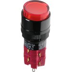 Фото 2/2 D16LAR1-2abGR, Кнопка с фиксацией / лампочка 250В/5А