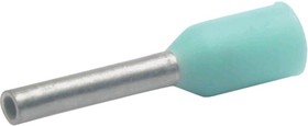 Insulated Wire end ferrule, 0.34 mm², 10 mm/6 mm long, DIN 46228/4, turquoise, 168T