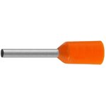 169O, Наконечник штыревой втулочный изолированный оранжевый 0,5 мм²