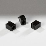H-180C-LP, LED Mounting Hardware LED Holder 5mm Single Level Black