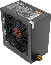 Фото 1/7 Ginzzu CB600 12CM black,24+4p,2 PCI-E(6+2), 4*SATA,3*IDE,оплетка MB, кабель питания