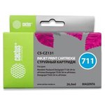 Картридж струйный Cactus CS-CZ131 №711 пурпурный (26мл) для HP DJ T120/T520/530