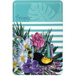 Обложка-карман для проездных документов, карт, пропусков "Tropic", 100х65 мм ...