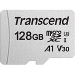 TS128GUSD300S, Флеш карта microSD 128GB Transcend microSDXC Class 10 UHS-I U3 ...