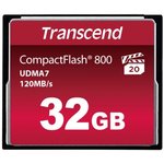 Карта памяти Transcend CompactFlash 800 32Gb UDMA7, TS32GCF800