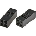 M20-10 Female Connector Housing, 2.54mm Pitch, 4 Way, 2 Row