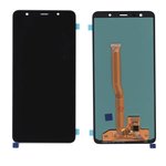 Дисплей для Samsung Galaxy A7 SM-A750F (2018) (OLED Full Size) черный