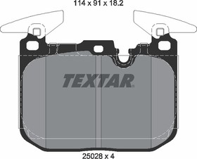 2502801, Колодки тормозные дисковые BMW 1 F20/F21/3 F30 11- с противошумной пластиной Q+