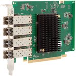 Сетевой адаптер Broadcom Emulex LPe31004-M6 Gen 6 (16GFC), 4-port, 16Gb/s, PCIe Gen3 x8, LC MMF 100m, трансиверы установлены. Not upgradable