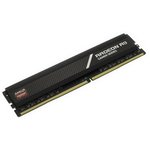 AMD DDR4 DIMM 8GB R948G3206U2S-UO PC4-25600, 3200MHz R9 Gamers Series Black