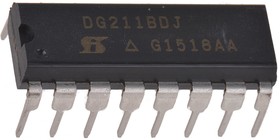 Фото 1/3 DG211BDJ-E3, IC: analog switch; SPST-NC; Ch: 4; DIP16; 7?22V,13?36V; tube