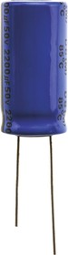 2200μF Aluminium Electrolytic Capacitor 50V dc, Radial, Through Hole - MAL203851222E3