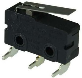 CSM40510G, Micro Switch CSM405, 5A, 1CO, 0.25N, Short Lever