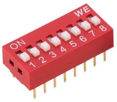 418117270903, DIP Switch Slide 3-Pin 2.54mm PCB Pins