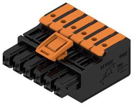 2741710000, Pluggable Terminal Block, Straight, 5mm Pitch, 6 Poles
