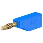 22.2631-23, Laboratory Socket, Blue, Gold-Plated, 60V, 10A