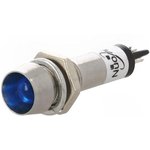 IND8-24B-B, Индикат.лампа: LED, вогнутый, 24ВDC, Отв: d8,2мм, IP40, под пайку