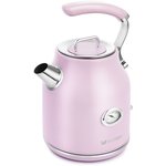 Чайник электрический Kitfort КТ-663-3 1.7л. 2200Вт розовый корпус: металл