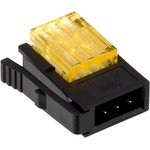 37103-B163-00E MB, 3-Way IDC Connector Plug for Cable Mount, 1-Row