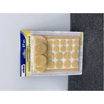 49309, Self-adhesive Felt Lining Pack 27 pcs Light Brown 214952