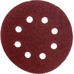 Абразивный круг на липучке 125мм Р60 с отв, 10шт. 35753