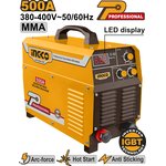 Инверторный сварочный аппарат 500 А INGCO ING-MMA5008 INDUSTRIAL