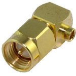 HYR-1137 (GSA-1137), Разъем SMA, штекер RG-405, угловой, обжим (Crimp)