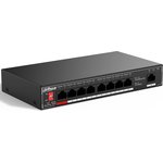 DAHUA DH-SF1009P 9-портовый неуправляемый коммутатор с РоЕ, 8xRJ45 100Mb PoE ...