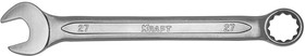 Фото 1/2 Ключ комбинированный 27 мм (Cr-V, холодный штамп, холдер) KRAFT KT700519