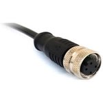 PXPTPU12FBF12ACL010PUR, Cordset, M12 Socket - Bare End, 12 Conductors, 1m, IP67 ...