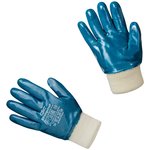 Перчатки защитные STRONGSHELL арт.28-402 полн.нитрилов.покрытие резинка р10