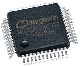 MG32F103CBT6, 128KB -40+85 2V~3.6V 1@x6ch/16bit ARM Cortex-M3 Full-speed USB Device 2@x10ch/12bit 2