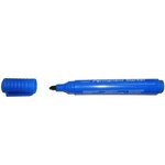 Строительный маркер 2-х сторонний, перманент, синий, 12 шт 27051