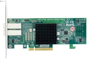 Фото 1/2 RAID-контроллер Areca ARC-1330-8x PCIe 3.0 x8 Low Profile, SAS/SATA 12G, HBA, 8port (2*ext SFF8644), (аналог LSI00343 9300-8E), RTL {10}