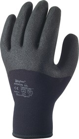 Фото 1/2 SKY084, Black Nylon Thermal Work Gloves, Size 10, Large, Nitrile Coating