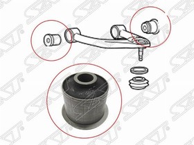 ST486320C010, Сайлентблок верхнего FR рычага TOYOTA LAND CRUISER 200/TUNDRA/SEQUOIA/LEXUS LX570 07- ST-48632-0C010