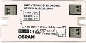 QT-ECO 1X26/220-240 S, Electronic Control Gear 23.5W